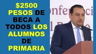 Soy Docente: $2500 PESOS DE BECA A TODOS LOS ALUMNOS DE PRIMARIA