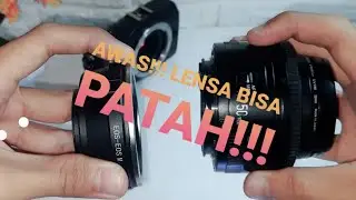 Cara Memasang dan Melepas Adapter / Converter Canon EF to Eos M Mount || Canon eos M - YN 50mm F1,8