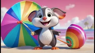 Molly Mole Finds a Shell | Cute Mole Adventure Song for Toddlers | Fun Nursery Rhyme for Kids
