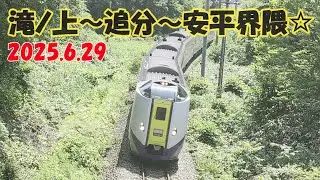 滝ノ上～追分～安平界隈☆2025.6.29  #jr北海道 #応援 #キハ261系 #キハ40 #h100