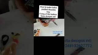 diy , how to make ladies shoulder bag Victa designs intl