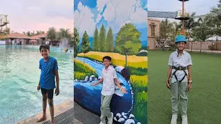 Swarn sparsh resort Dhule #chill 😎#cute #viralvideo #vlog #outing #vacation 🏖 #swimming 🏊 #masti