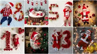 🎄Christmas Baby Photoshoot Ideas at Home | Winter Baby Photoshoot Ideas | Cute Baby Photography 2025
