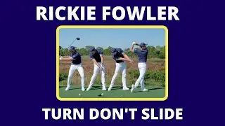 Rickie Fowler Down Swing - Turn Don't Slide
