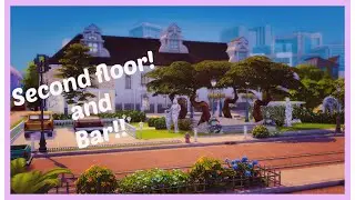 Sims 4 Mythical Mansion Speed build!! Part 2 Second floor Newcrest!