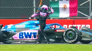 ALONSO ANGRY AFTER ENGINE BLOWS UP - 2022 Mexican Grand Prix