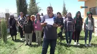 أهالي زركان يستنكرون هجمات الاحتلال التركي على عفرين وريف حلب الشمالي