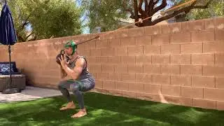 Experimenting with some different ways to train isometric neck strength