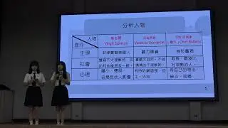 113-2國立員林高中自主學習動態成果_嘿!有人在聽嗎? 從英文小說探討心理學