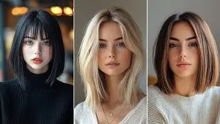 Текстурированные стрижки &laquo;Лоб&raquo; (длина до подбородка, длина до плеч), стрижки &laquo;Боб&raquo;, многослойные ...