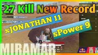 27 Kill Record | JONATHAN 11 Kill Dinner | sPower 9 Kill | T1 Scrims | Miramar | Highlights