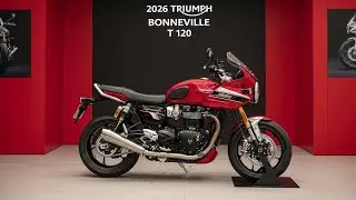 Наконец-то состоялся запуск Triumph Bonneville T120 2026 года! Эта классика стала еще лучше!