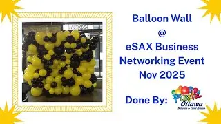 Fiesta Ottawa   Balloon Wall at eSAX Nov 2025