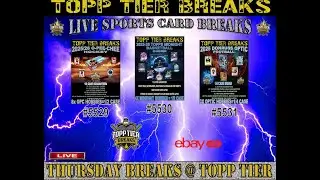 THURSDAY NIGHT BREAKS - 2025-25 UD OPC, 2025-26 TOPPS MIDNIGHT, AND 2025 OPTIC FOOTBALL