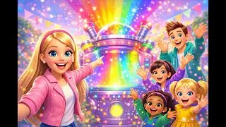 Barbie and the Rainbow Fun Machine 🎉 | A Happy Kids Story About Teamwork