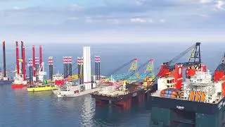 Unlocking Efficiency in Offshore Wind Animation | 3D Visualization by Fidar Animation Studio
