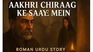 Aakhri Chiraag Ke Saaye Mein | Roman Urdu Story | Emotional Urdu Kahani | Voice Over | Mirza Ghalib