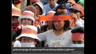 Cambodia National Rescue Party Protests Demanding Re-election