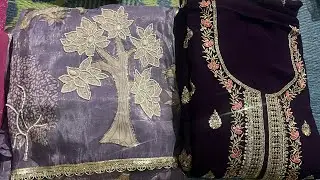 Tissue shimmer fabric party wear suit😍😍order no:-7217650628