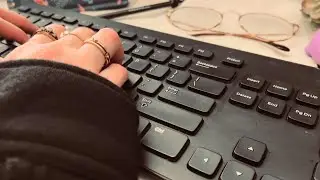 TYPING ASMR &bull; No Talking &bull; Keyboard Sounds &bull; #Relaxing #ASMR #Typing