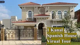 1 Kanal Spanish House | Virtual Tour | DHA Lahore | Soneri Estate.