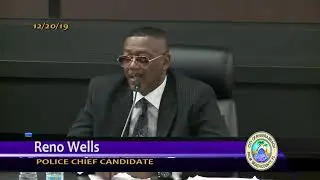 City of Riviera Beach, FL. TV Live Stream: Police Chief Interviews December 20th*, 2019