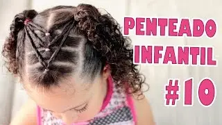 Penteado Infantil Fácil e Divertido com Ligas de Silicone #10   Sr  e Sra  Martinez
