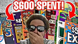 I spent $600 on lottery tickets and THIS HAPPENED!