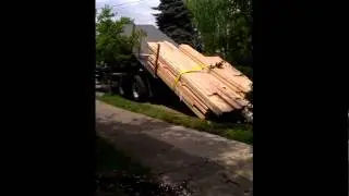 Lumber Drop off for ADU