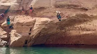 Powell Cliff Jumping