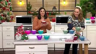 Ecolution Set of 3 Mini Silicone Popcorn Makers W/ Gift Bags on QVC
