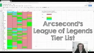 Arcsecond's League of Legends Tier List