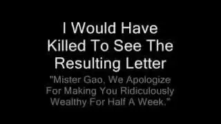 Hui Gao; Runaway Millionaire