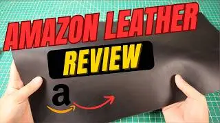 Стоит ли эта кожа Amazon своих денег? Обзор цельнозерновой коровьей кожи HADZAM (лист 12x24)