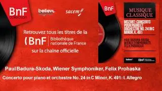 Paul Badura-Skoda, Wiener Symphoniker, Felix Prohaska - Concerto pour piano et orchestre No. 24