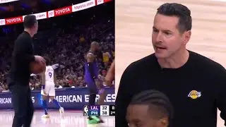 JJ Redick is absolutely FURIOUS at LeBron James & Dalton Knecht 😳