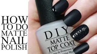 DIY MATTE Nail Polish