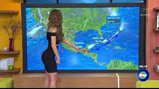 Yanet Garcia el clima HOY 13-Mar-2018 Full HD