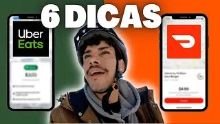 6 DICAS PARA FAZER DELIVERY NO UBER EATS E DOORDASH NOS EUA 🇺🇸 EM 2023 #bikedelivery #ubereats