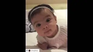 Baby Zia practicing her Head Control.