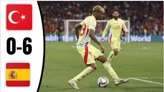 Turkey vs Spain highlights FIFA World Cup European qualification #spain #turkey 