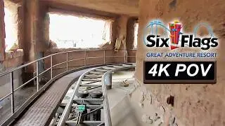 Skull Mountain (4K Front Seat POV)- Six Flags Great Adventure, Jackson, NJ