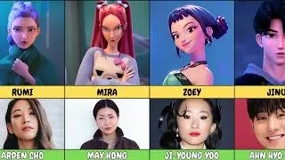 All KPop Demon Hunters Characters & Their Voice Actors 🎤 | Heroes Behind the Screen