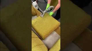 Let&rsquo;s clean this vintage sofa #shorts #cleaning #satisfying
