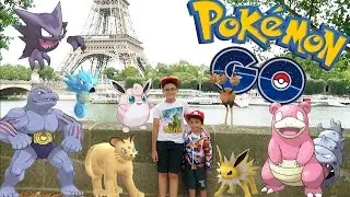 VLOG - ÉVOLUTIONS en MASSE de nos POKEMON aux Pieds de la TOUR EIFFEL - POKEMON GO PARIS