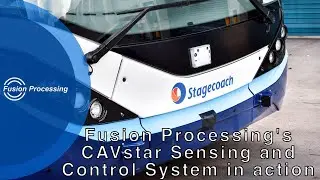 Fusion's CAVstar sensing and control system in operation on the UK's first full sized autonomous bus