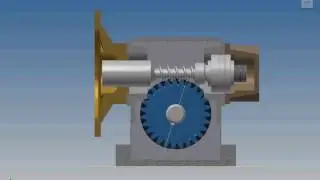 Worm Gear Animation
