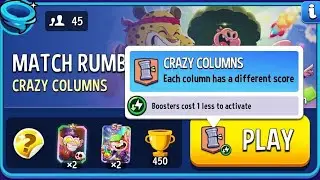 Crazy Columns Rumble Match | Match Masters Rumble Match
