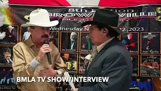 BMLATV2023 PEPE SERNA(LOS MILAGROS DE TEXAS) INTERVIEW/BROWNSVILLE MUSIC LEGACY AWARDS 2023