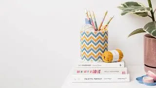 Bargello Plant Pot Craft Kit Tutorial | Craftiosity | Craft Kit Subscription Box